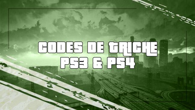 Comment faire des codes de triche sur GTA V PS3 ?