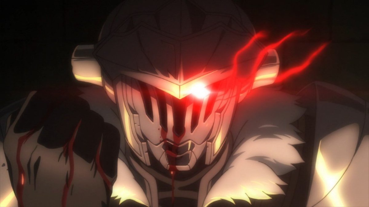 Why is Goblin Slayer's eye red?