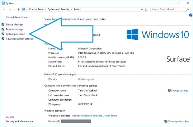 What is Active Protection System Windows 10?